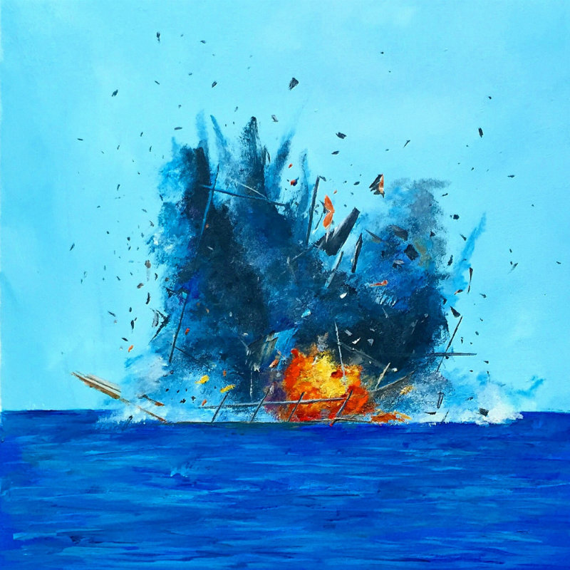 Explosion Work on Paper